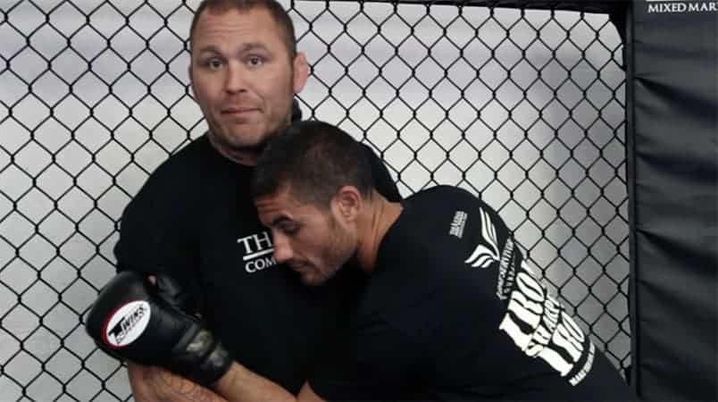 Chris Leben Training Against The Cage at The Arena