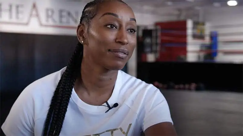 Raquel Miller "Pretty Beast" interview at The Arena