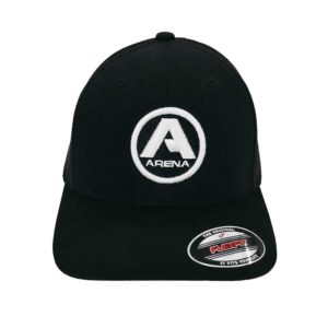 The Arena Black Flexfit Hat