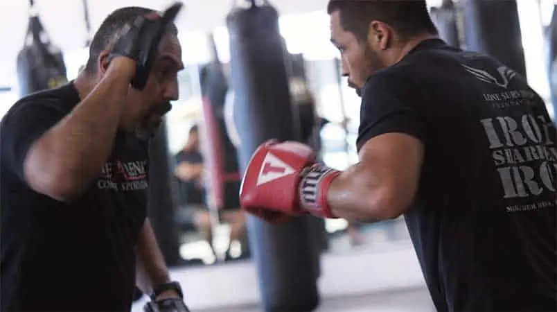 The Arena Professional Boxer Jesus Ricky Perez Preparing To Fight