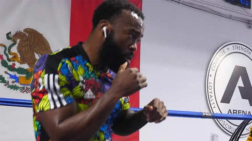 Arena Professional Boxer Kwame Ritter Preparing For His Fight